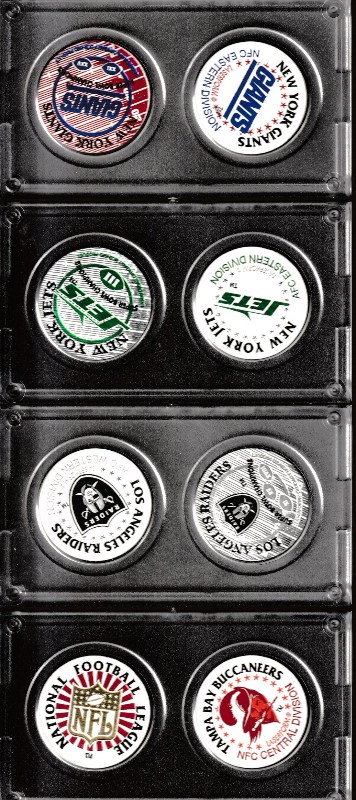  Vintage Laserform  NFL POG Sets - Lot of (5) w/NEW YORK JETS & GIANTS Baseball cards value