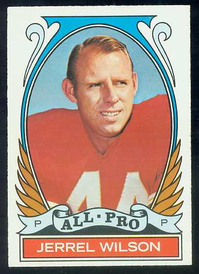 1972 Topps FB #276 Jerrel Wilson [#a] VERY SCARCE SHORT PRINT (Chiefs) Football cards value