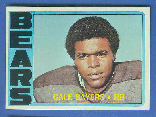 1972 Topps FB #110 Gale Sayers [#a] (Bears) Football cards value