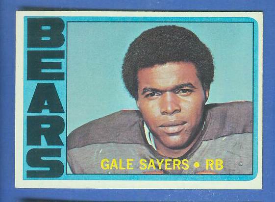 1972 Topps FB #110 Gale Sayers [#b] (Bears) Football cards value