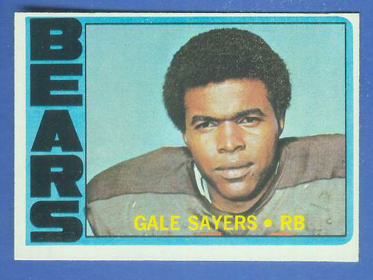 1972 Topps FB #110 Gale Sayers [#c] (Bears) Football cards value