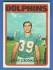 1972 Topps FB #140 Larry Csonka (Dolphins)
