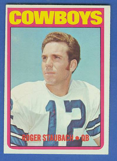 1972 Topps FB #200 Roger Staubach ROOKIE [#c] (Cowboys) Football cards value
