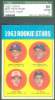 1963 Topps #537 PETE ROSE ROOKIE [#b] SCARCE HIGH SERIES (Reds)