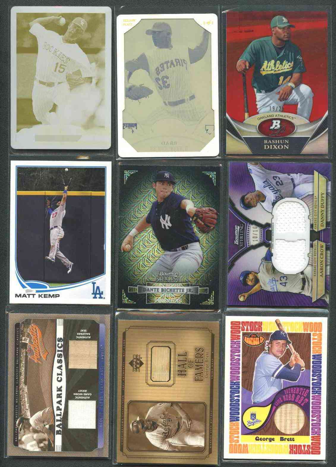  Aaron Crow/Danny Duffy - 2011 Bowman Sterling RARE GAME-USED DUAL RELIC Baseball cards value