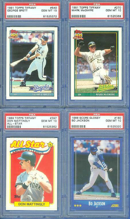 Bo Jackson - 1988 Score Glossy #180 [GEM MINT PSA-10 !!!] Baseball cards