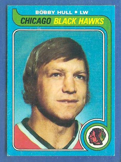 1979-80 Topps Hockey #185 BOBBY HULL Hockey cards value