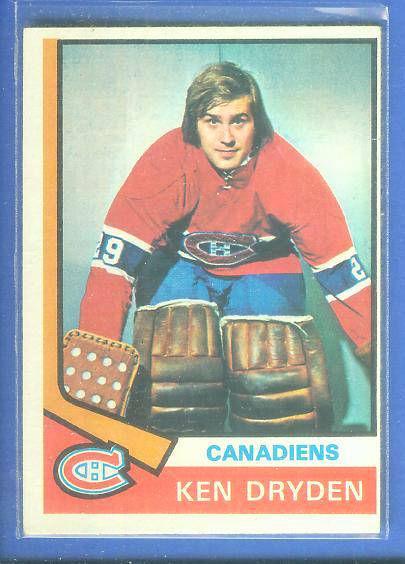 1974-75 Topps Hockey #155 Ken Dryden (Canadiens) Hockey cards