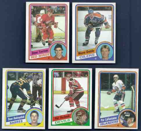  1984-85 Topps Hockey - Complete Set (165 cards) Hockey cards value
