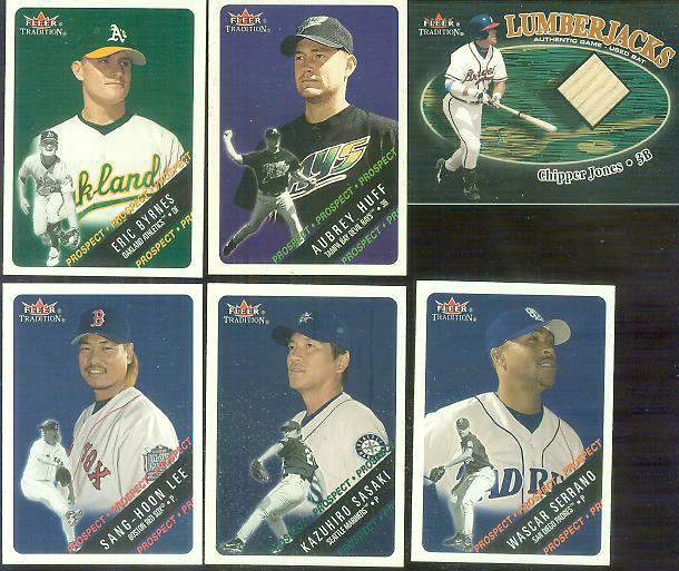 2000 Fleer Glossy #498 Aubrey Huff ROOKIE (Devil Rays) Baseball cards value