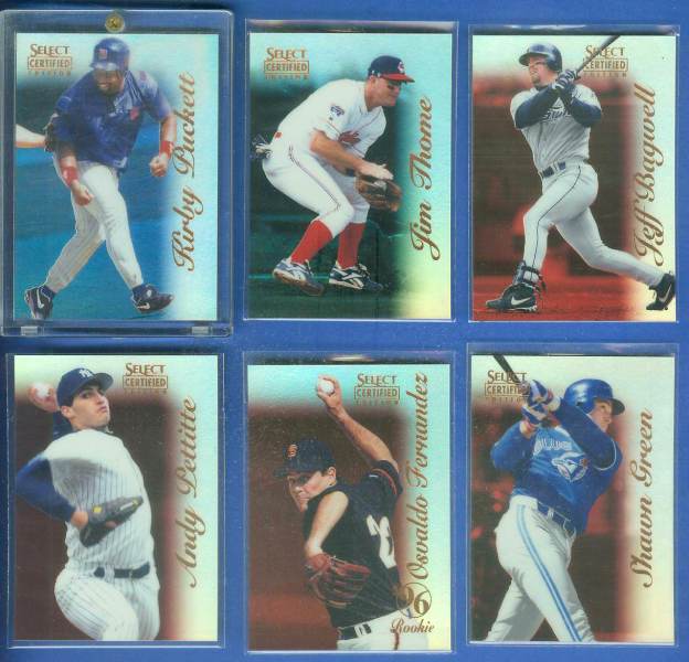 1996 Select Certified MIRROR RED #116 Osvaldo Fernandez Baseball cards value
