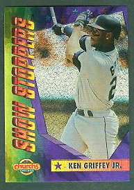 1994 Church's 'SHOW STOPPERS' #.3 Ken Griffey Jr (Mariners) Baseball cards value
