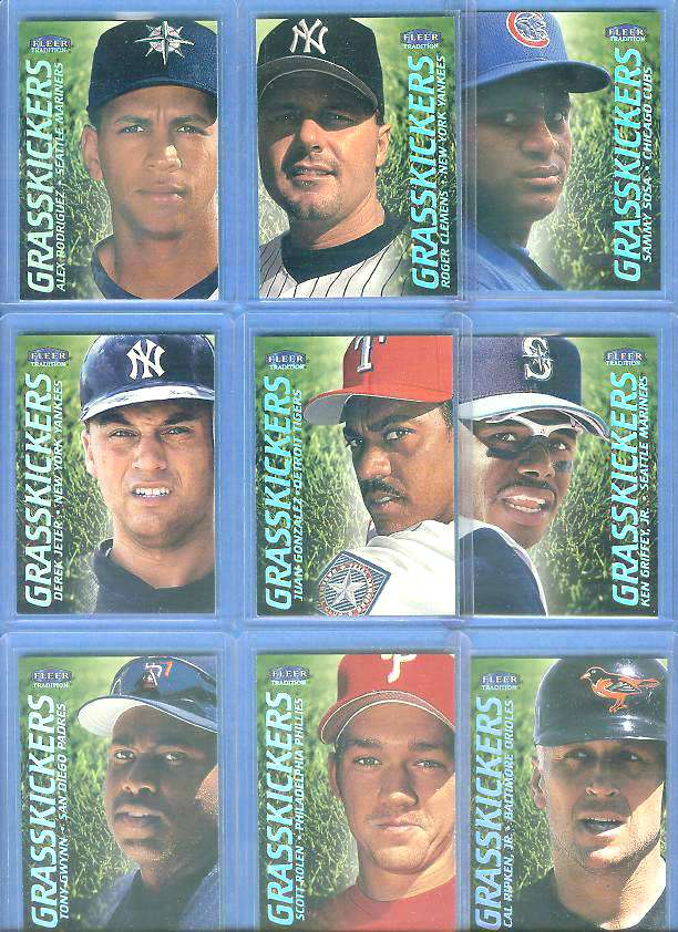 Cal Ripken - 2000 Fleer Tradition 'GRASSKICKERS' Baseball cards value