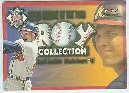 2001 Fleer Focus 'ROY COLLECTION' #24 David Justice (Braves) Baseball cards value