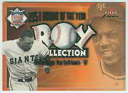 2001 Fleer Focus 'ROY COLLECTION' #11 Willie Mays (Giants) Baseball cards value