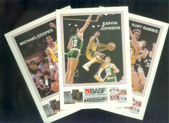 1984-85 BASF LAKERS #21 Michael Cooper Basketball cards