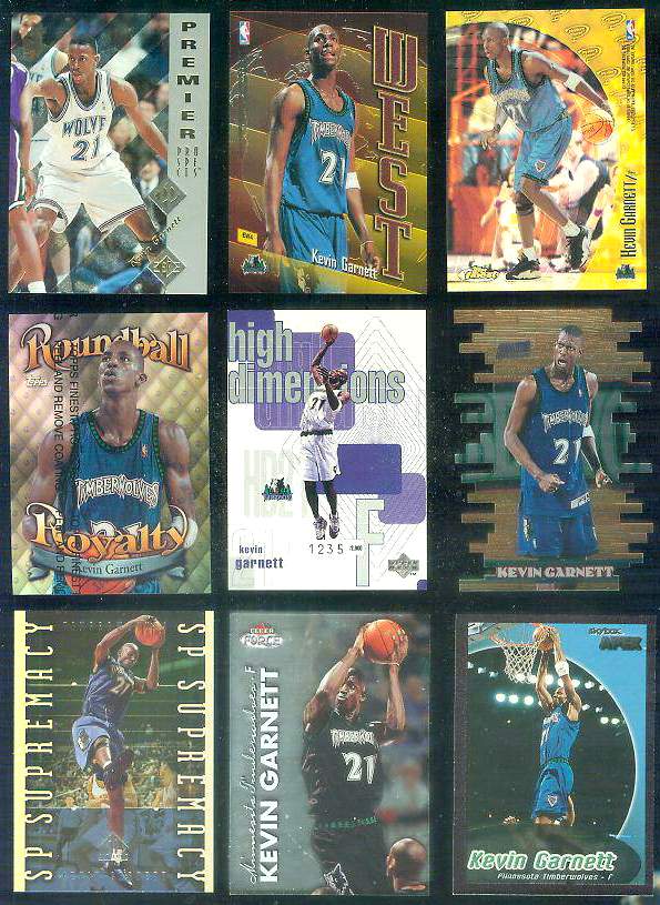 1997-98 Upper Deck 'High Dimensions' #D21 Kevin Garnett Basketball cards value