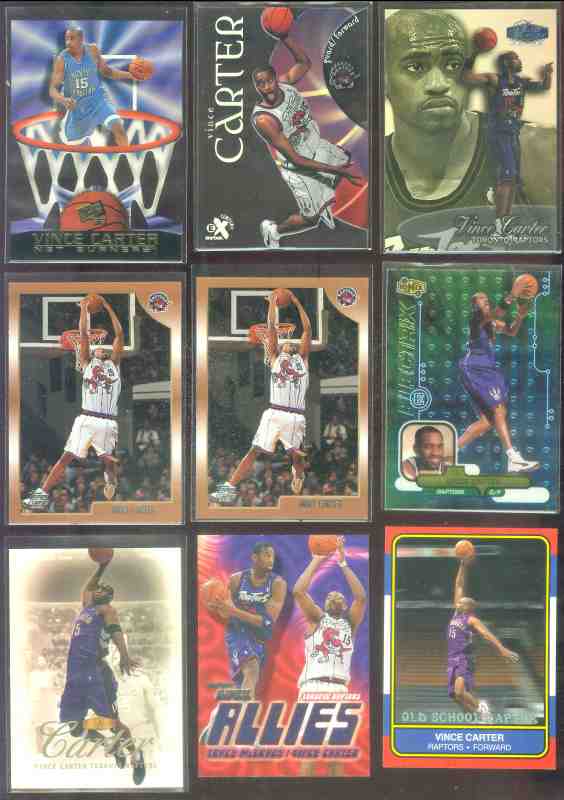 Vince Carter - 1999-00 Skybox APEX Allies #7 w/Tracy McGrady Basketball cards value