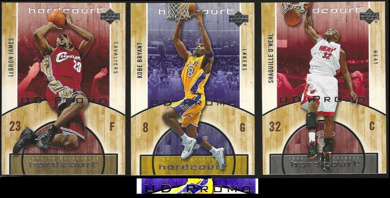 2005-06 Hardcourt UD PROMO # 14 LeBron James (Cavaliers) Basketball cards value