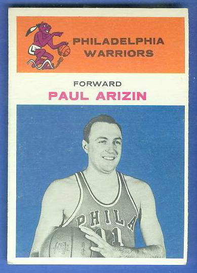 1961-62 Fleer Basketball # 2 Paul Arizin [#c] Basketball cards value