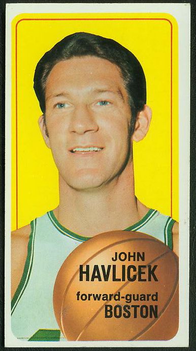 1970-71 Topps Basketball # 10 John Havlicek SHORT PRINT Basketball cards value