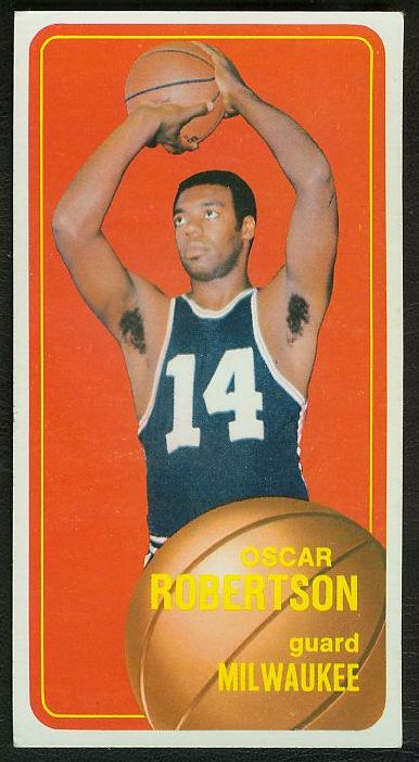1970-71 Topps Basketball #100 Oscar Robertson [#b] (Bucks) Basketball cards value