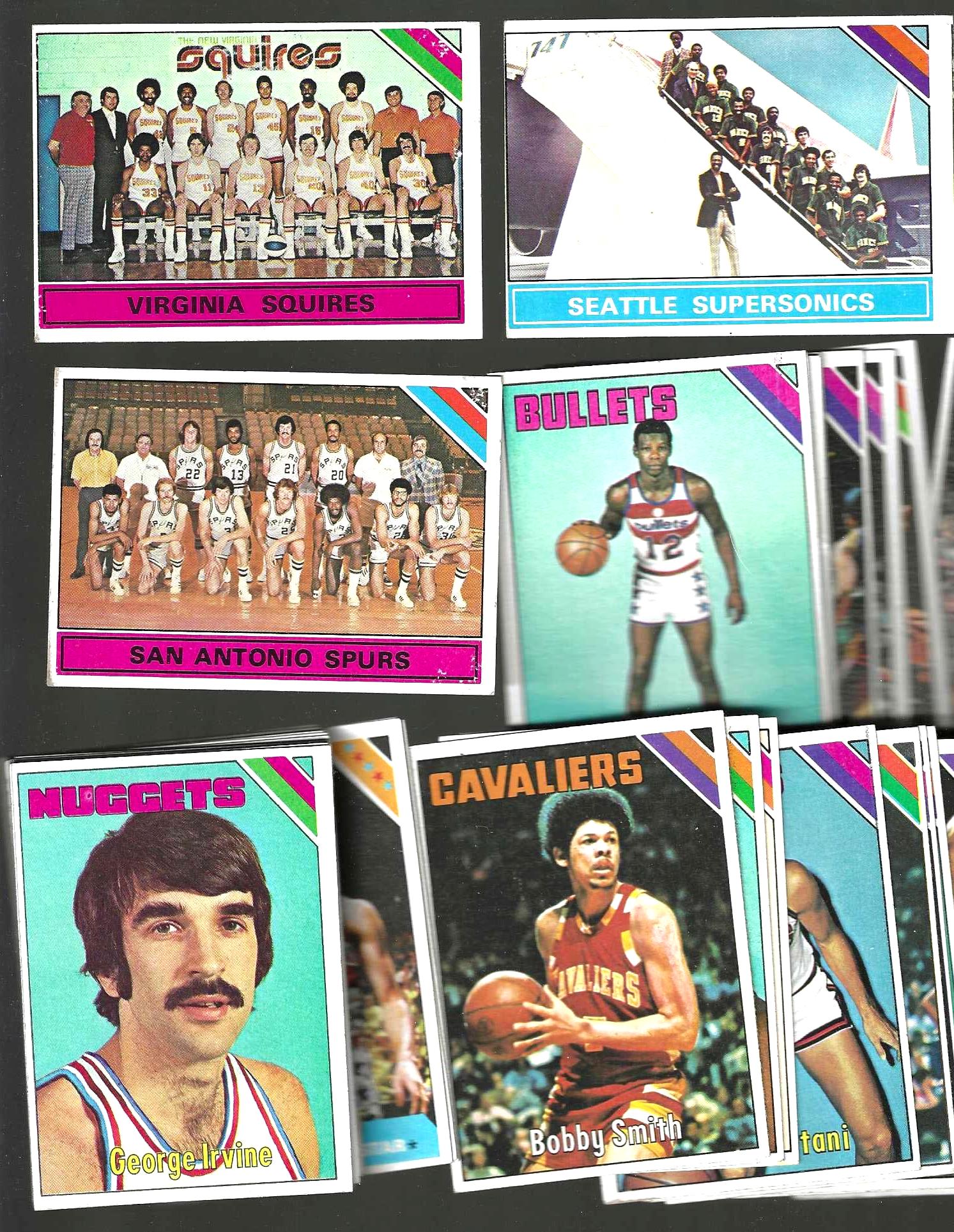 1975-76 Topps Basketball  - Lot of (47) different Basketball cards value