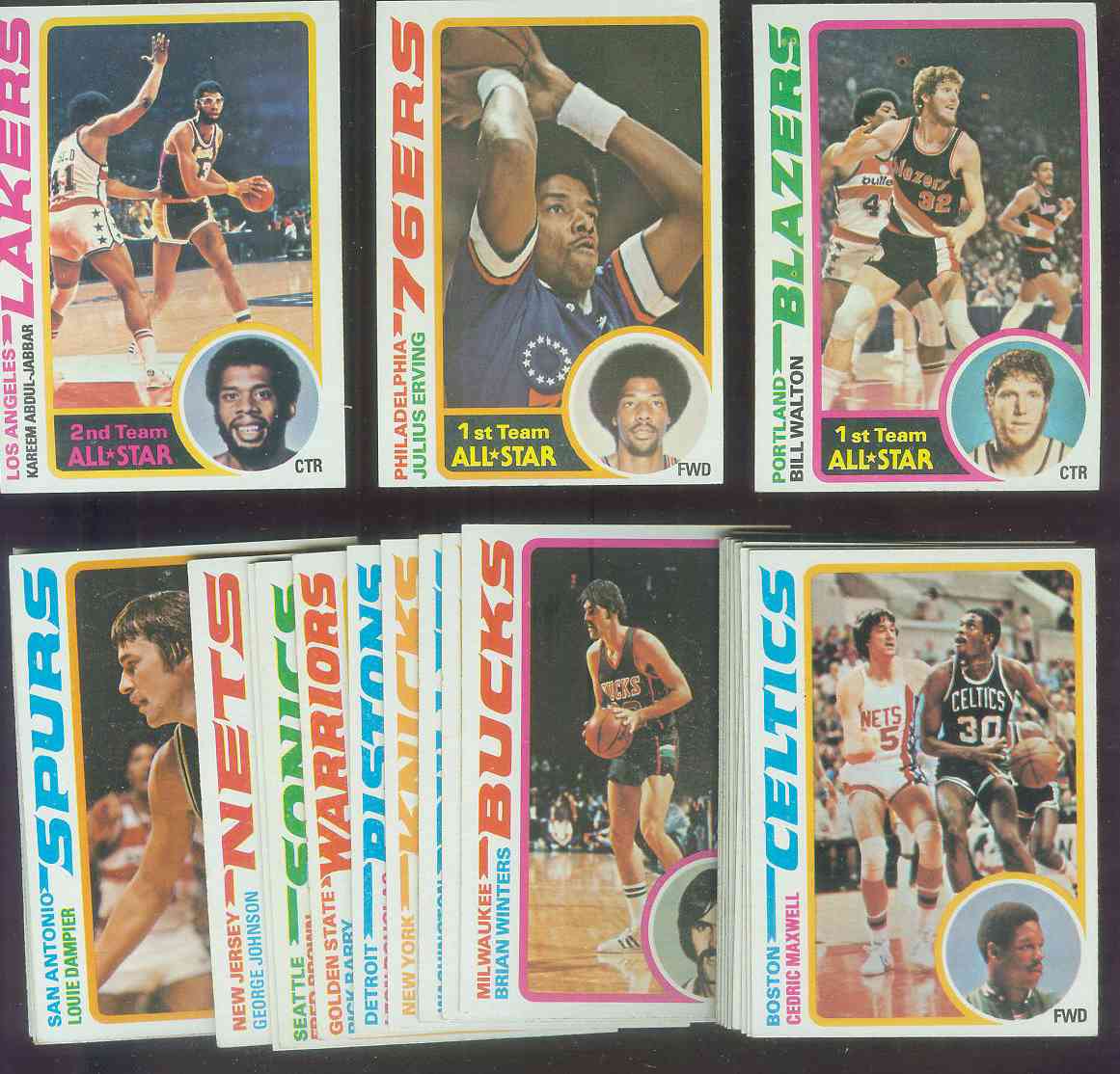 1978-79 Topps Basketball  - Lot of (51) different WITH STARS Basketball cards value
