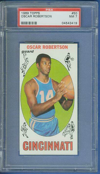 1969-70 Topps Basketball #50 Oscar Robertson Basketball cards value