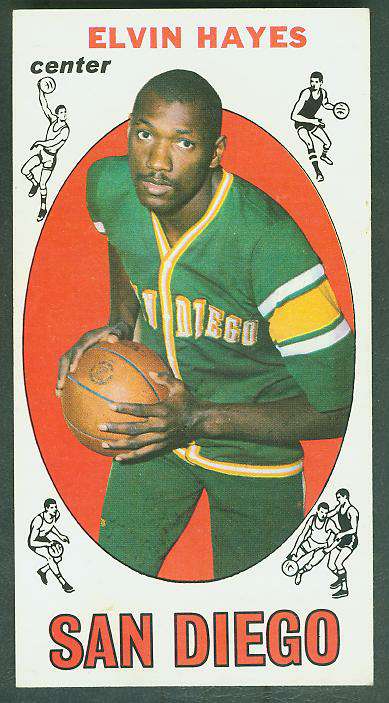 1969-70 Topps Basketball #75 Elvin Hayes ROOKIE Basketball cards value