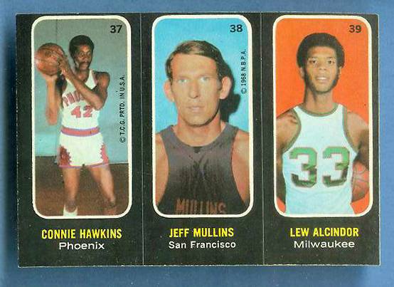 1971-72 Topps Trios Basketball #37 Lew Alcindor [#c] Basketball cards value