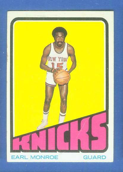 1972-73 Topps Basketball #.73 Earl 'The Pearl' Monroe Basketball cards value