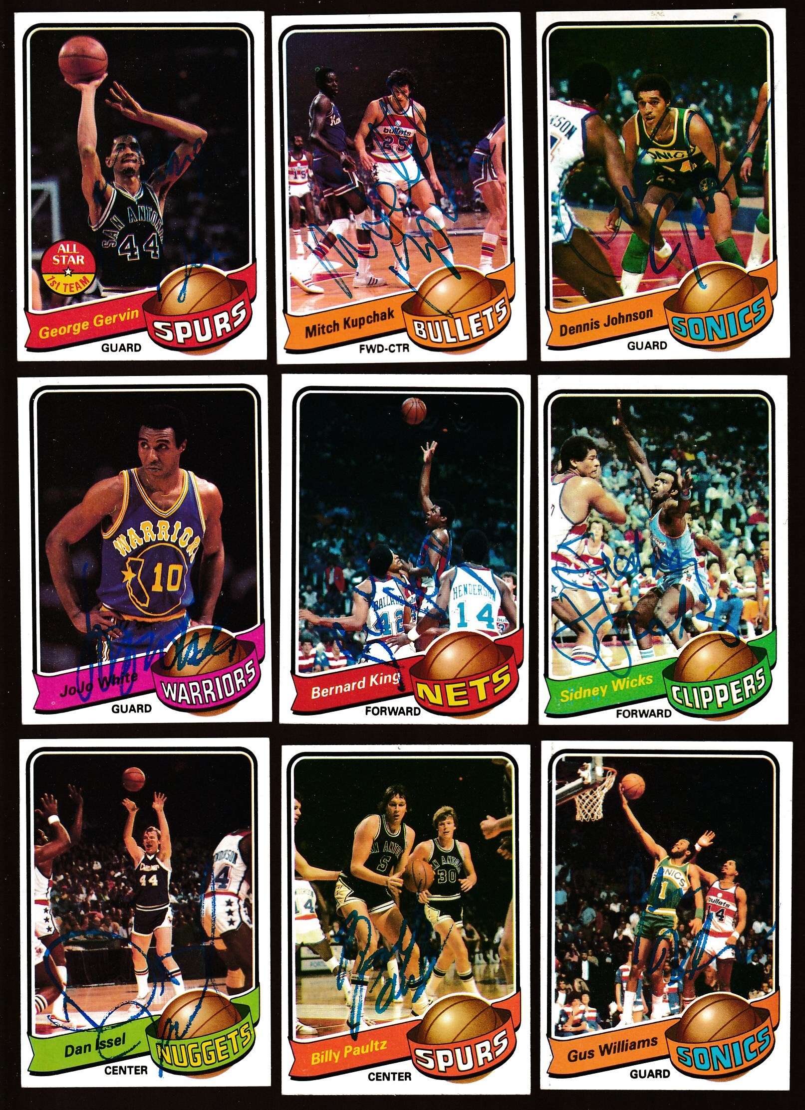 1979-80 Topps Basketball #  6 Dennis Johnson AUTOGRAPHED (Sonics) Basketball cards value