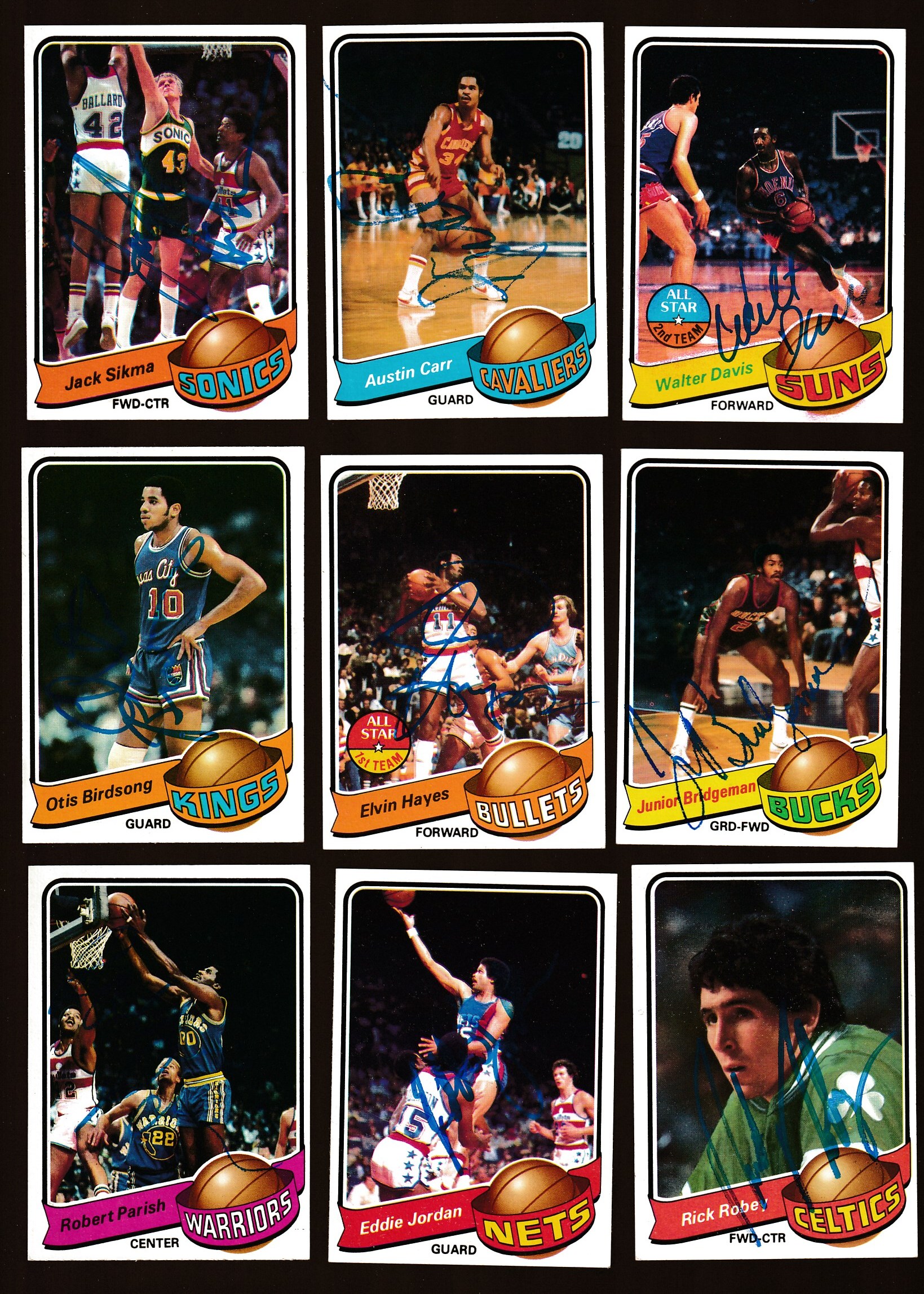1979-80 Topps Basketball # 76 Austin Carr AUTOGRAPHED Basketball cards value