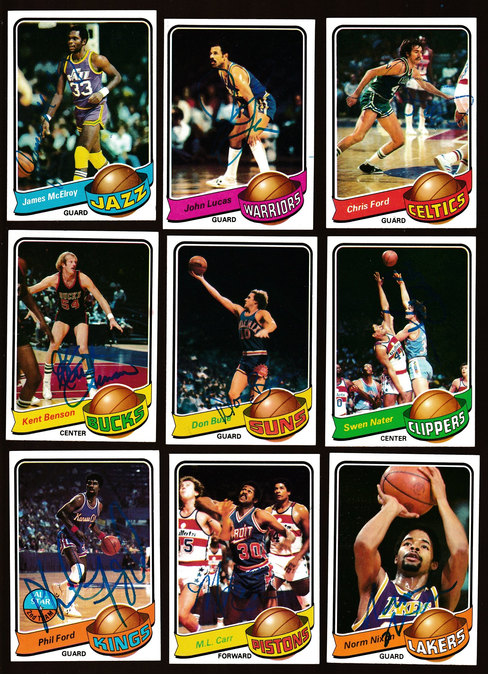 1979-80 Topps Basketball #121 Kent Benson ROOKIE AUTOGRAPHED Basketball cards value
