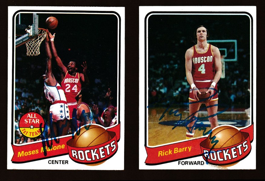 1979-80 Topps Basketball #120 Rick Barry AUTOGRAPHED Basketball cards value