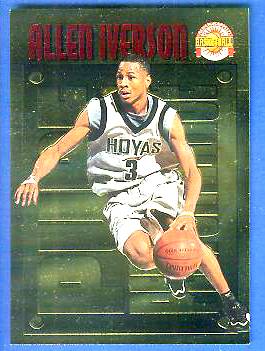 1996 Score Board 'Pure Performance' GOLD #PP.1 Allen Iverson Baseball cards value
