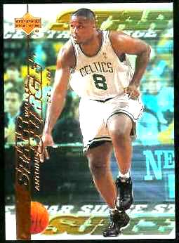 1999-00 Upper Deck Star Surge #S10 Antoine Walker Basketball cards value