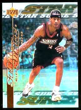 1999-00 Upper Deck Star Surge #S.3 Allen Iverson Basketball cards value