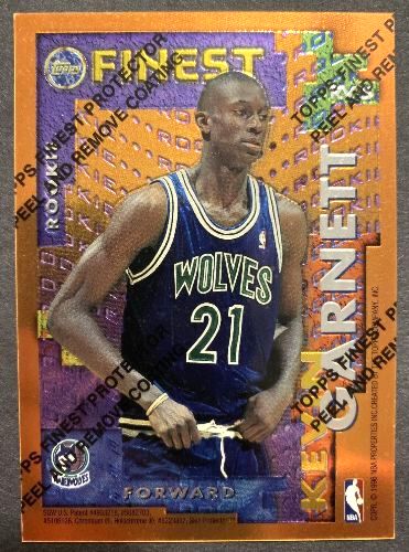 Kevin Garnett - 1995-96 Finest Veteran/Rookie #RV5 w/Tom Gugliotta Basketball cards value