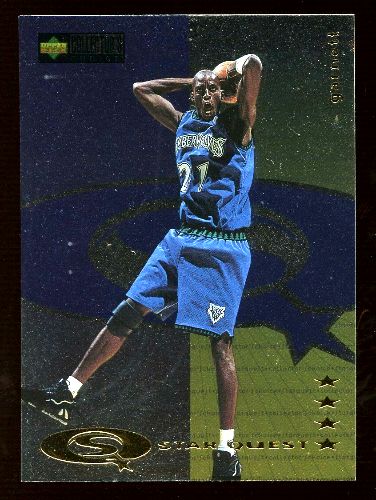 Kevin Garnett - 1997-98 Coll. Choice #sq85 'STAR QUEST GOLD 4 Star' Basketball cards value