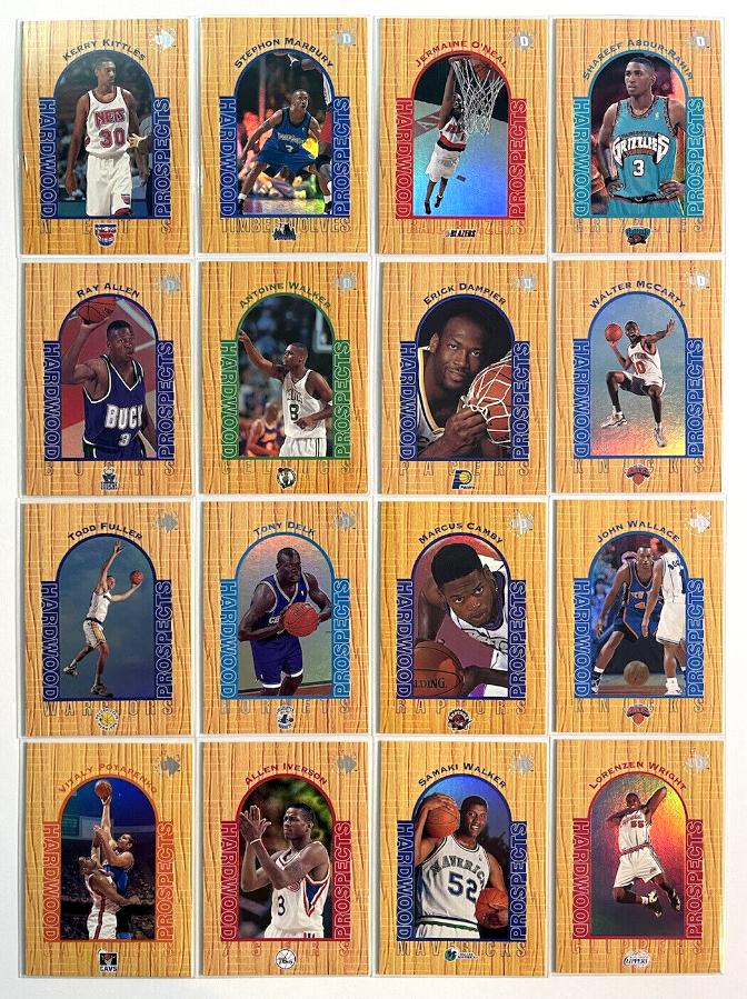 1996-97 UD3 Hardwood Prospects ROOKIES - Near Set (19/20) Basketball cards value