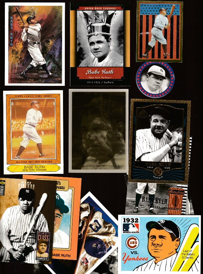 Babe Ruth -  Lot of (25) oddball & retro cards (1969-1994) Baseball cards value