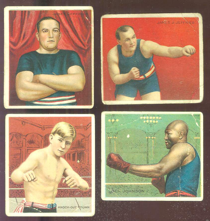 James Jeffries - 1910 T218 Mecca BOXING (Arms Crossed) Non-Sport cards value