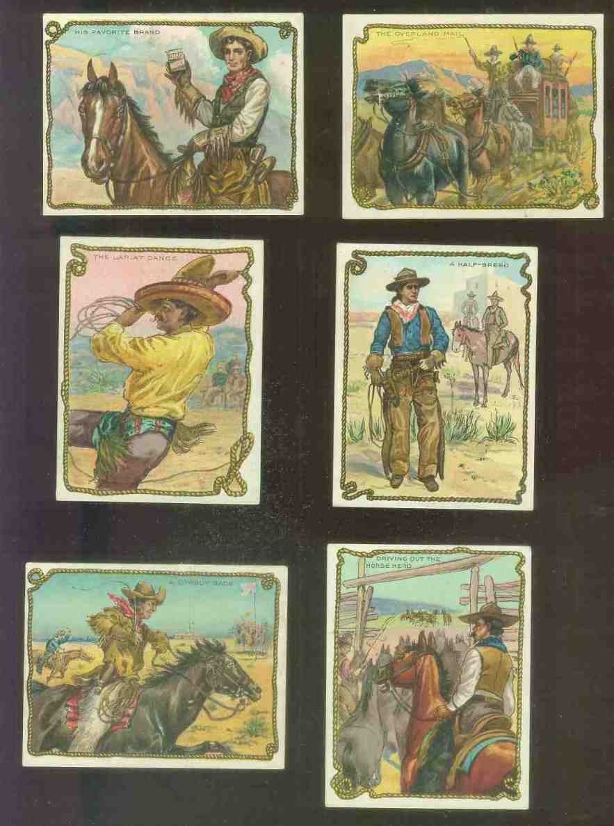 1910 Hassan Cowboy Series - A Half Breed Non-Sport cards