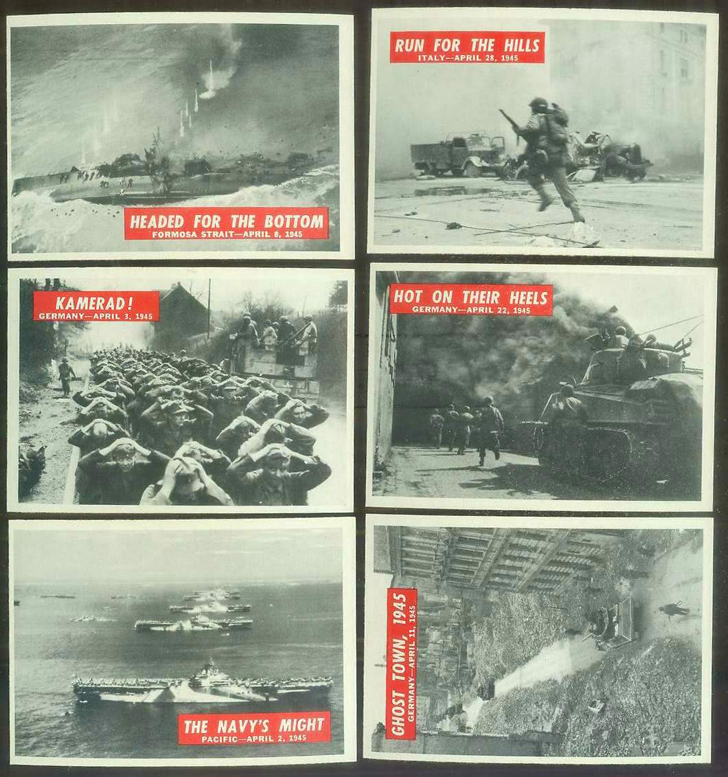 1965 Philadelphia WAR BULLETIN #72 'Headed For The Bottom' n cards value