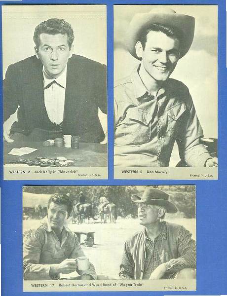 1960's WESTERN Exhibit Postcards #..5 Don Murray Non-Sport cards