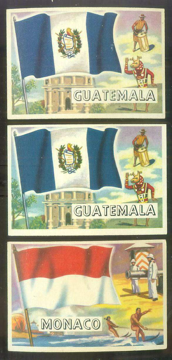 1956 Topps FLAGS of the World #79 Monaco Non-Sport cards value