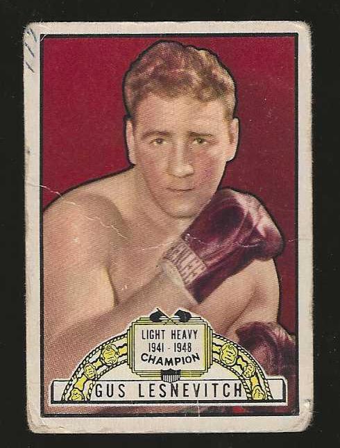 1951 Ringside #1 Gus Lesnevitch [Boxing] Baseball cards value
