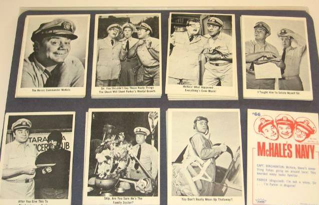  1965 Fleer McHALE'S NAVY - COMPLETE SET (66 cards) Non-Sport cards value